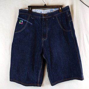 Notorious B.I.G. denim jean shorts 38